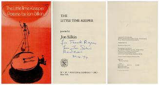 Jon Silkin Signed. The Little Time-Keeper Poems Paper Back Book. Good condition. We combine