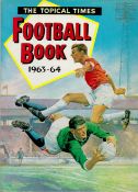 Multisigned Book The Topical Times Football Book 1963 64 Hardback Book with 124 pages Multisigned on