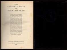 The Complete Plays of Bernard Shaw Hardback Book. Published in 1934 by Oldhams Press Ltd of