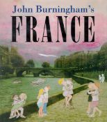 John Burningham's Signed First Edition Hardback Book Titled 'France'.Spine, Cover and Overall book