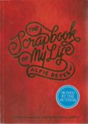 Alfie Deyes signed paperback book titled The Scrapbook of My Life. A signed card from the author