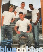 Blue On Blue Bio Book, Official Blue Product. This Hardback Book is all about the band Blue and