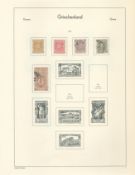 Greece Mint & used Stamps in a 1861 to 1964 Lighthouse / Leuchtturm Printed Album containing