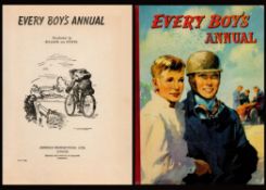 Every Boy's Annual Circa 1955 Hardback Book. Illustrated by G. E. Lang and others. Published by