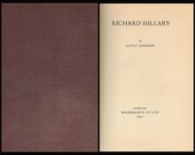 Richard Hillary 1st Edition Hardback Book by Lovat Dickson. Published in 1950 by Macmillan and Co of