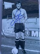 Jimmy Rimmer Former Manchester United Goalkeeper 12x8 inch signed photo. Good condition. All