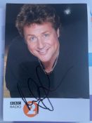 Michael Ball Chart Topping Singer and Radio Presenter 6x4 inch signed photo. Good condition. All