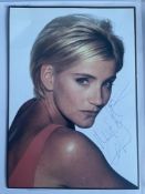 Michelle Collins Popular British Actress 8x6 inch signed photo. Good condition. All autographs are