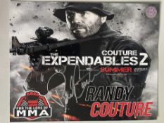 Randy Couture American Actor and Former Pro Fighter 10x8 inch signed photo. Good condition. All