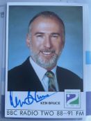 Ken Bruce TV and Radio Presenter 6x4 inch signed photo. Good condition. All autographs are genuine