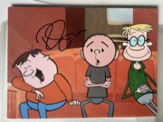 Ricky Gervais Comedy Entertainer and Writer 7x5 inch signed photo. Good condition. All autographs