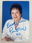 Pam Ferris Harry Potter Film Actress 6x4 inch signed photo. Good condition. All autographs are