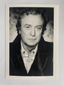 Michael Caine Legendary British Actor 5x3 inch signed photo. Good condition. All autographs are