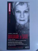Judi Dench Legendary British Actress Signed Theatre Leaflet. Good condition. All autographs are