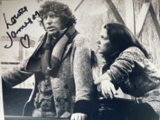 Louise Jameson Popular Dr Who Actress 10x8 inch Signed Photo. Good condition. All autographs are