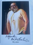Ricky Tomlinson Royle Family Actor 8x6 inch signed photo. Good condition. All autographs are genuine