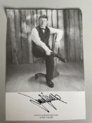 Jimmy White Great British Snooker Player 8x6 inch signed photo. Good condition. All autographs are