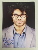 Richard Ayoade Comedian and TV Presenter 8x6 inch signed photo. Good condition. All autographs are