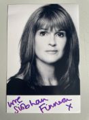 Siobhan Finneran Downton Abbey Happy Valley Actress 6x4 inch signed photo. Good condition. All