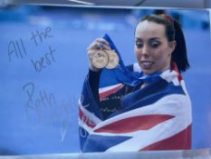 Beth Tweddle British Gold Medal Gymnast 12x8 inch signed photo. Good condition. All autographs are