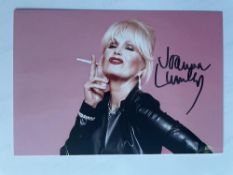 Joanna Lumley Absolutely Fabulous Actress 6x4 inch signed photo. Good condition. All autographs