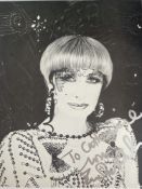 Zandra Rhodes British Fashion Designer 10x8 inch signed photo. Good condition. All autographs are