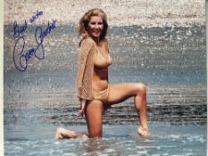 Caron Gardner James Bond Film Actress 10x8 inch signed photo. Good condition. All autographs are