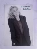 Brigitte Fossey Popular French Actress 6x4 inch signed photo. Good condition. All autographs are