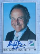 David Jacobs TV and Radio Presenter 6x4 inch signed photo. Good condition. All autographs are