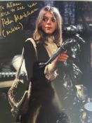 Petra Markham Ace of Wands Get Carter Actress 10x8 inch Signed Photo (with proof). Good condition.