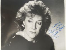 Sheila Steafel Late Great Actress Dr Who 10x8 inch signed photo. Good condition. All autographs