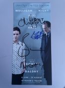 Carey Mulligan, Mark Rylance and Bill Nighy Great Actors Signed Theatre Leaflet. Good condition. All