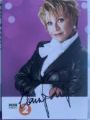 Elaine Paige Chart Topping Singer and Radio Presenter 6x4 inch signed photo. Good condition. All