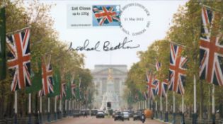 Marshal of the Royal Air Force Sir Michael James Beetham signed Union Jack Royal Mail FDC PM The