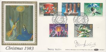 Terry Waite signed FDC. Good condition. All autographs are genuine hand signed and come with a
