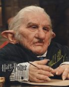Harry Potter and the Deathly Hallows 8x10 photo signed by Gringott's Goblin actor Michael Henbury.