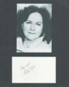 Gwen Taylor signed white card. Good condition. All autographs are genuine hand signed and come