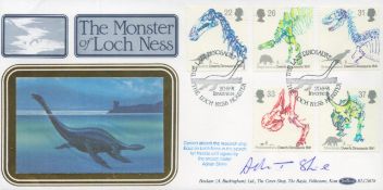 Adrian Shine signed the last dinosaur FDC. Good condition. All autographs are genuine hand signed