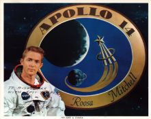Stuart Roosa signed NASA Apollo 14 original 10x8 inch colour photo dedicated inscribed To Mike
