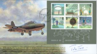 Peter Twiss signed Britain's First Jet Propelled Aeroplane Buckingham FDC No 174/300 Double PM A