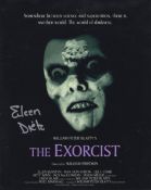 The Exorcist, horror movie 8x10 inch poster photo signed by actress Eileen Dietz who played the