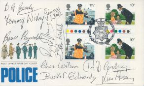 The Great Train Robbery. A signed Police (1979) FDC, signed to the front by 10 of the major