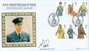 Group Captain Nick Seward signed H.R.H Prince William of Wales joins the Royal Air Force Cranwell