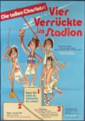 Vier Verruckte im Stadion Movie Poster (German Version) The Great Charlots - Four Crazy Men in the