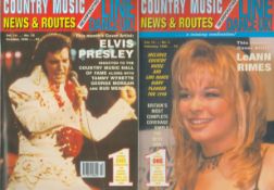 Country Music News and Routes incorporating Line Dance UK Collection of 18 Issues Housed in a Binder