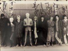 Quadrophenia movie 14x11 inch photo signed by SEVEN of the cast, Phil Daniels, Leslie Ash, Garry