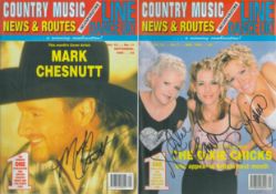 Signed Country Music News and Routes incorporating Line Dance UK Collection of 8 Issues from