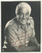 Cesaar Romero signed 10x8inch black and white photo. Dedicated. Good condition. All autographs are