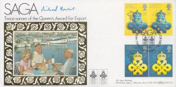 Michael Howard signed SAGA FDC. Good condition. All autographs are genuine hand signed and come with