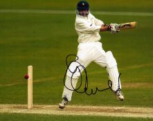 Cricket Grant Flower signed 10x8 inch colour photo pictured in action for Zimbabwe. Good